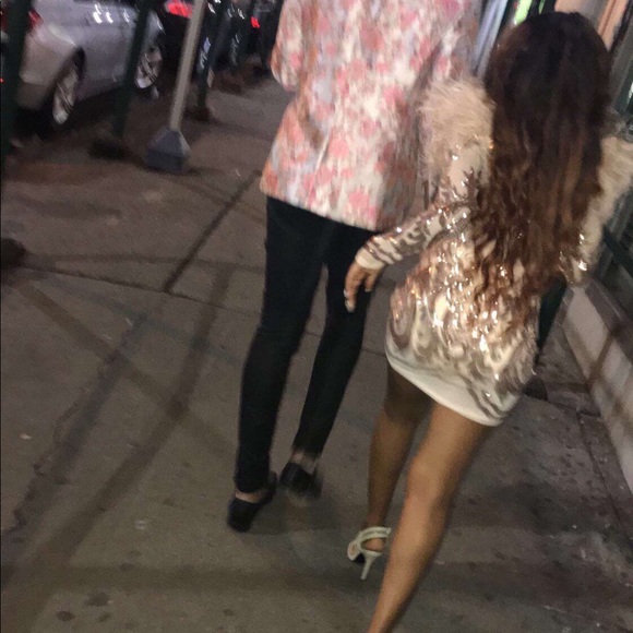 Sequin feathered dress - Picture 4 of 4